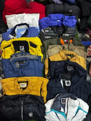 Mix brand puffer jacket 22 piece ￼