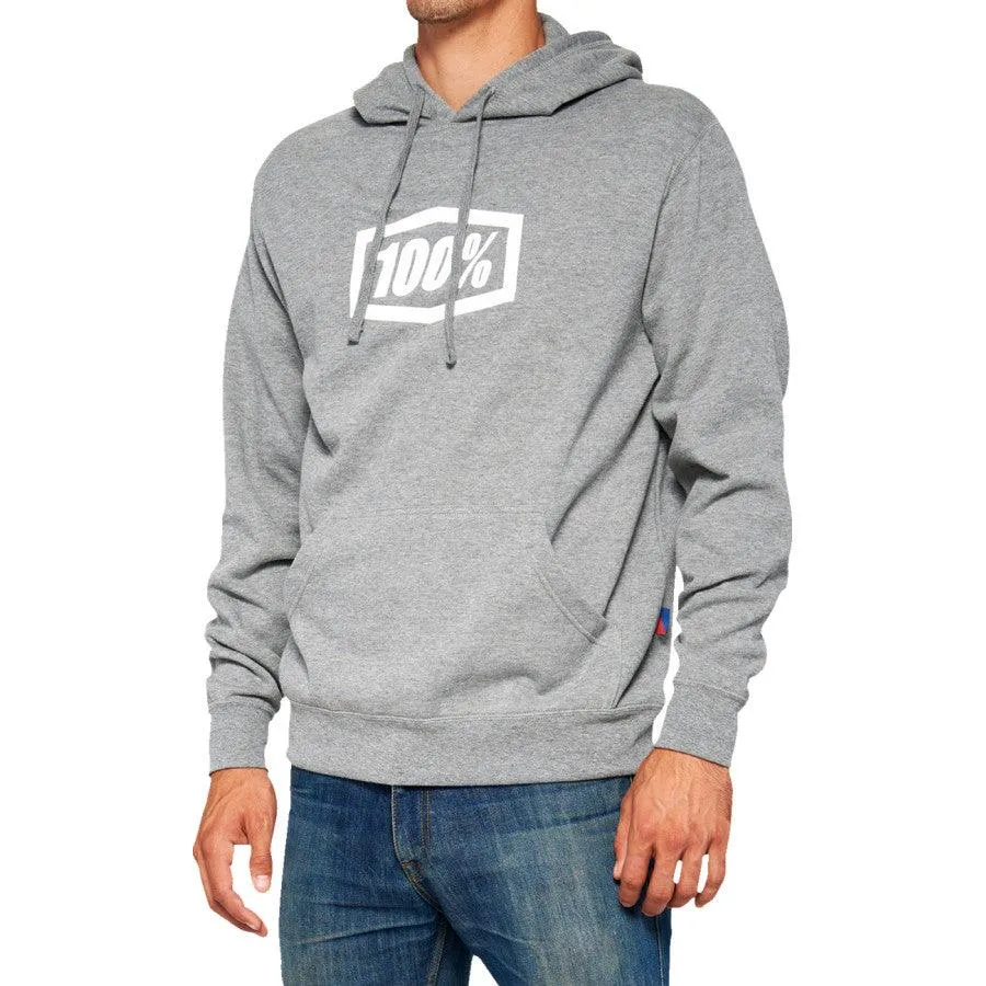 100% Icon Pullover Hoodie - Gray