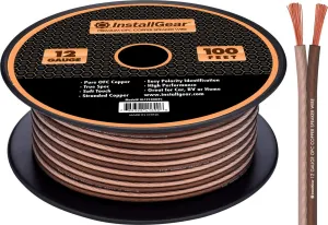 12 Gauge Speaker Wire (100ft) - Brown 12 Awg Speaker Wire Speaker Cable 999