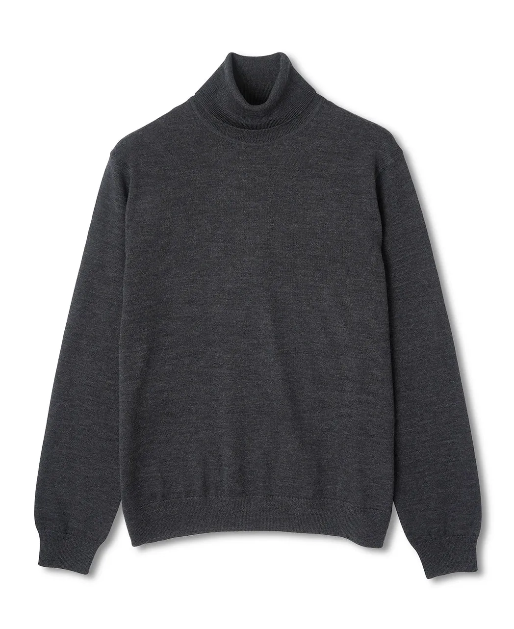 12G Turtleneck Knit  Super Extra Fine Merino