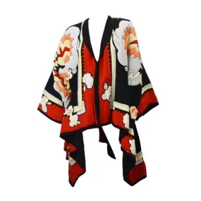 1980s Michaele Vollbracht Quilted Silk Kimono/Jacket