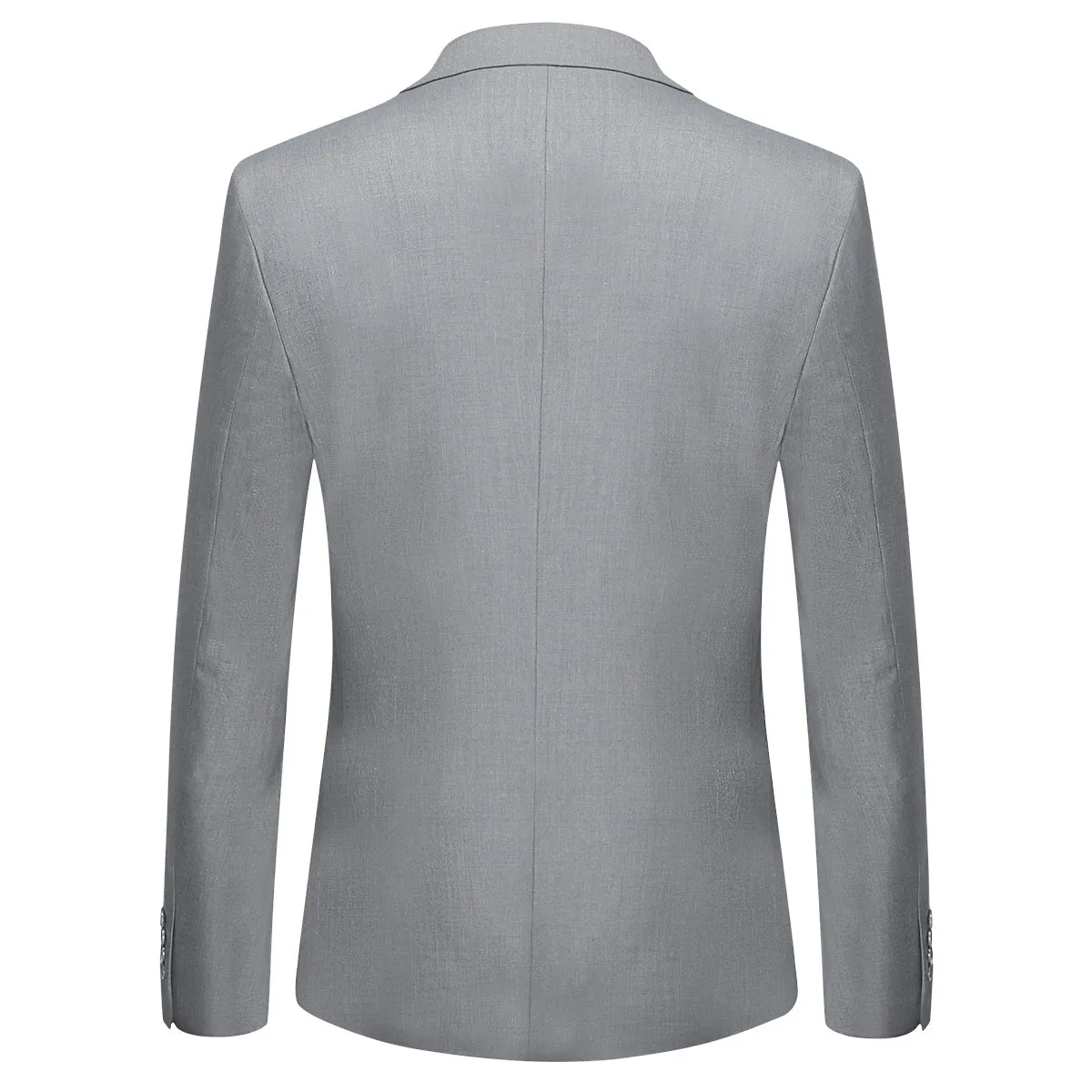 2-Piece Slim Fit Simple Designed Light Grey Suit