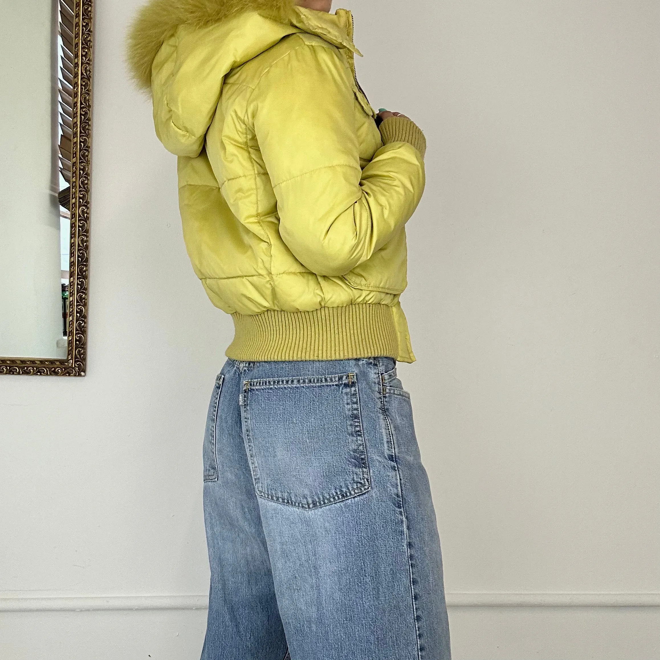 2000's puffer bomber jacket