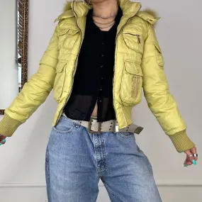 2000's puffer bomber jacket