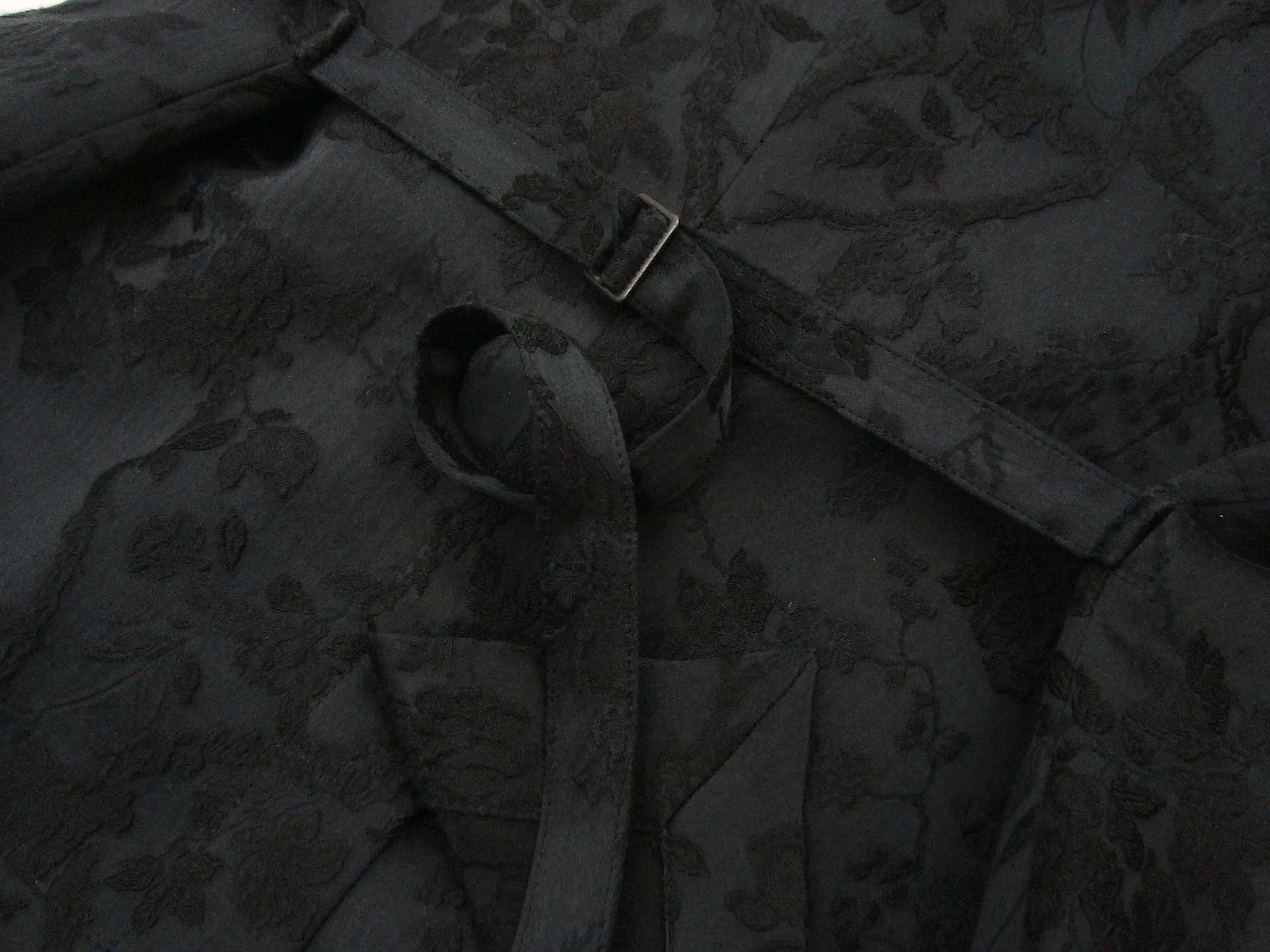 2009 Textured Jacquard 'East' Jacket with Tie Closure