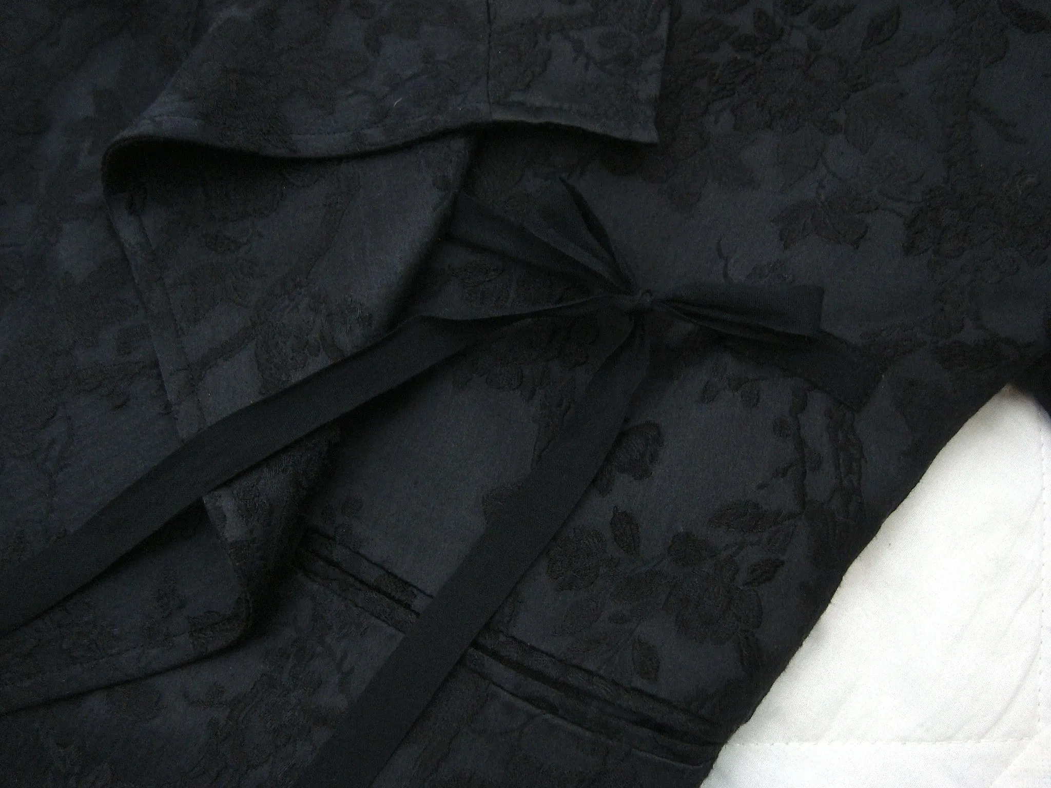 2009 Textured Jacquard 'East' Jacket with Tie Closure