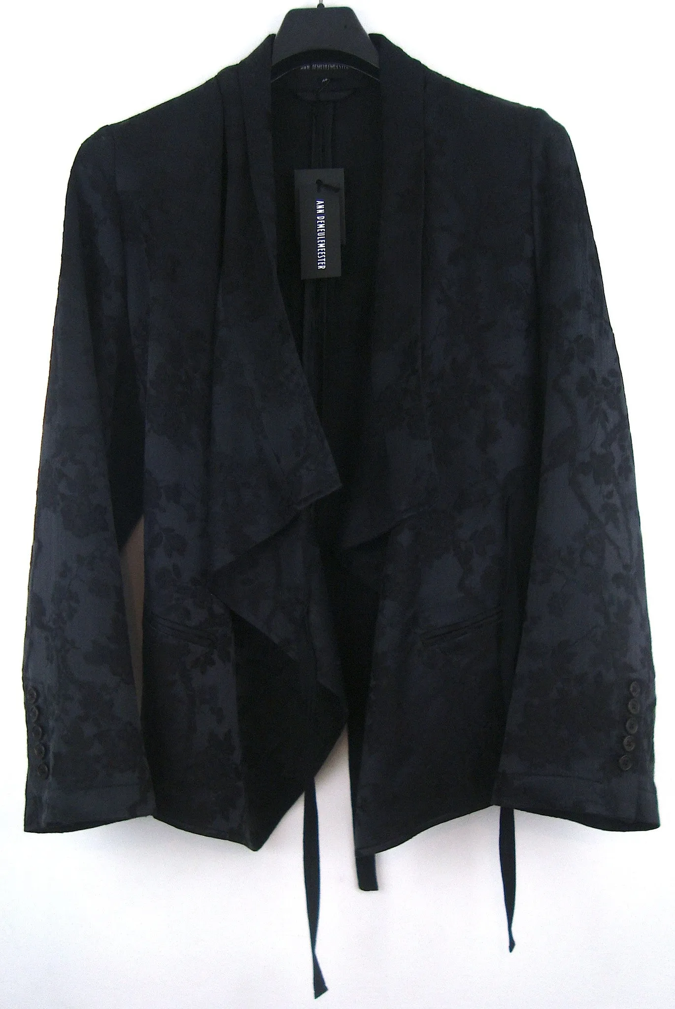 2009 Textured Jacquard 'East' Jacket with Tie Closure