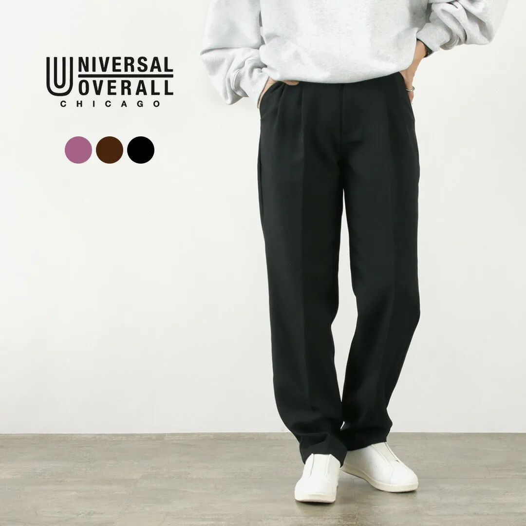 【30％OFF】UNIVERSAL OVERALL（ユニバーサルオーバーオール） 2タック テーパード パンツ