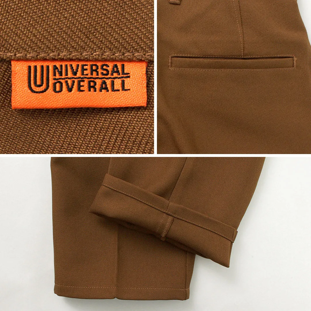 【30％OFF】UNIVERSAL OVERALL（ユニバーサルオーバーオール） 2タック テーパード パンツ