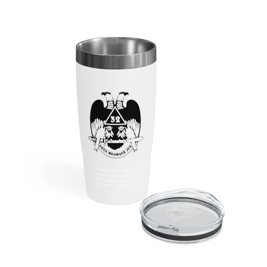 32nd Degree Scottish Rite Ringneck Tumbler - Wings Down Various Colors