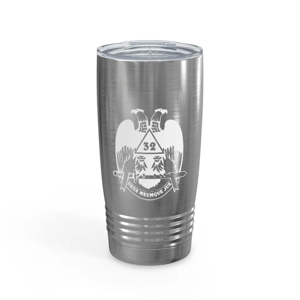 32nd Degree Scottish Rite Ringneck Tumbler - Wings Down Various Colors