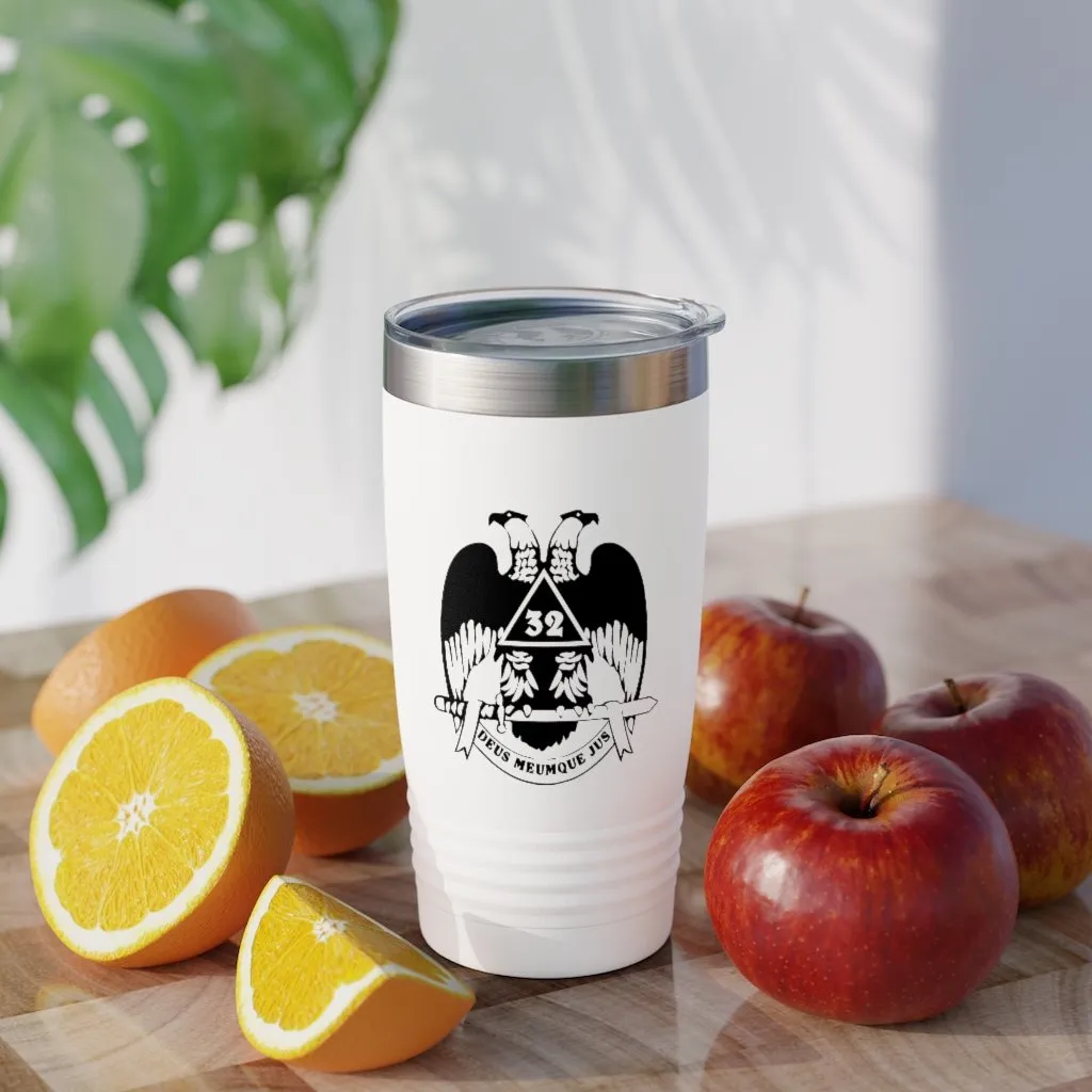 32nd Degree Scottish Rite Ringneck Tumbler - Wings Down Various Colors