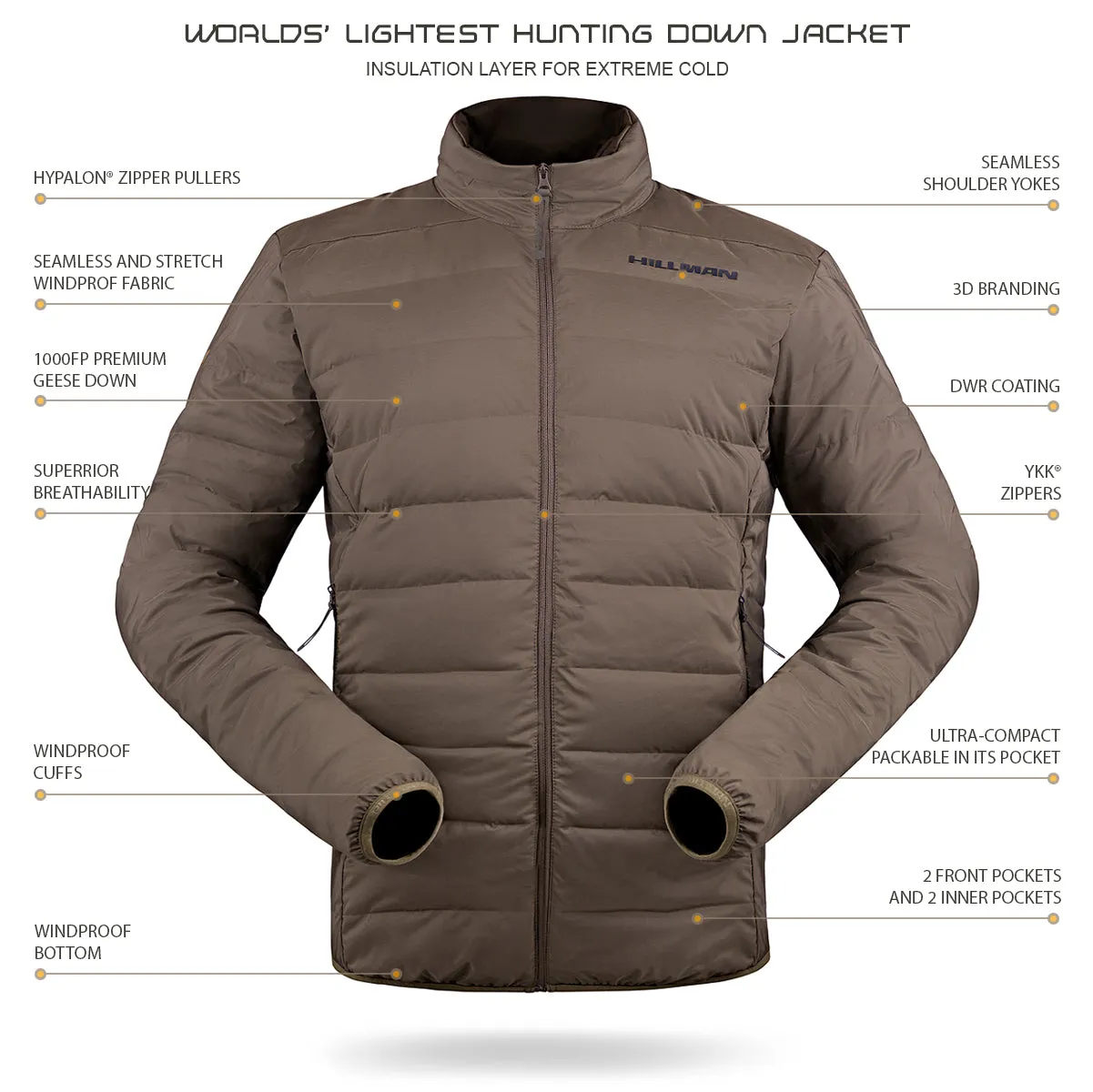 4IL 1000FP DOWN INSULATOR HUNTING JACKET