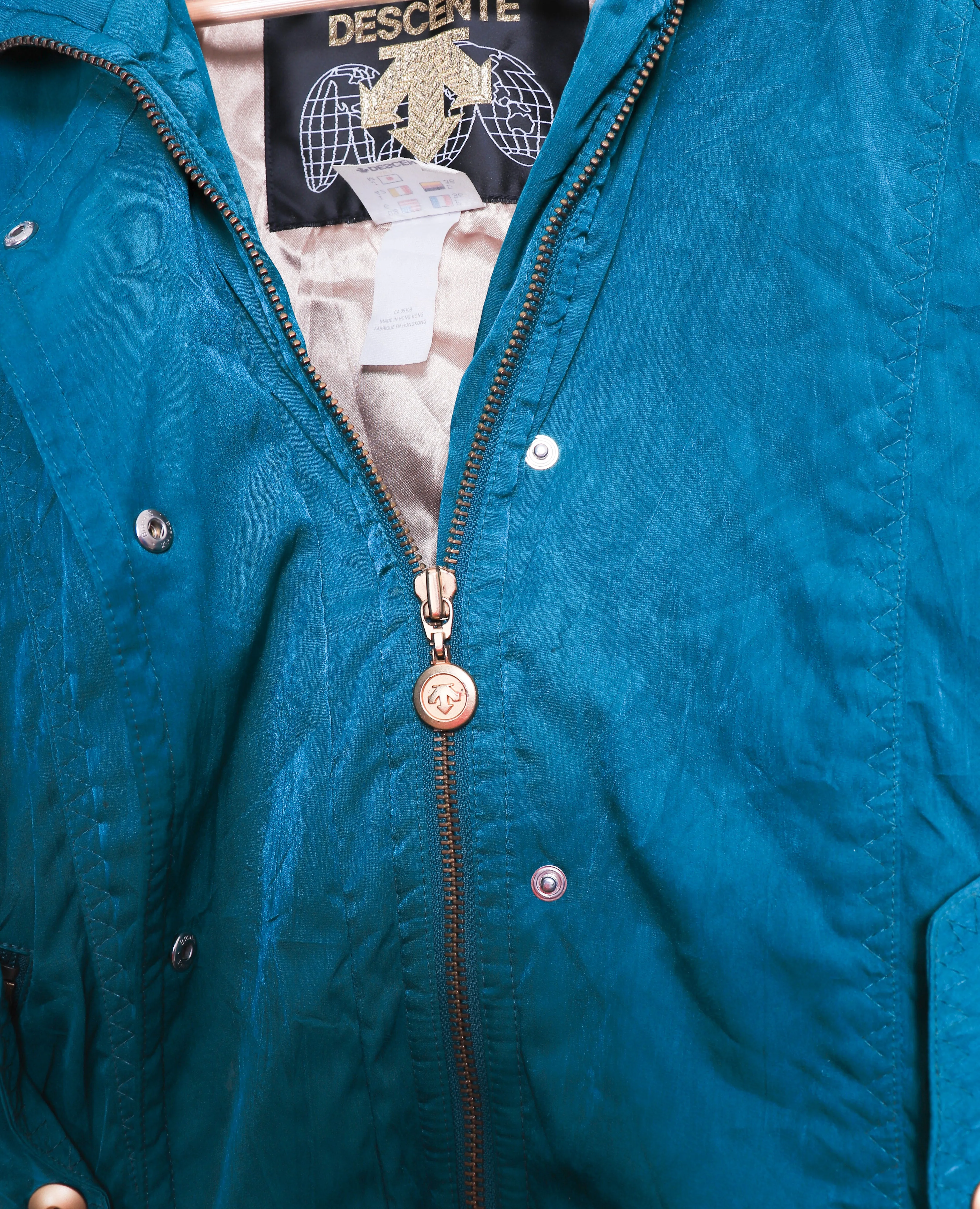 90s Descente Teal Puffer Jacket