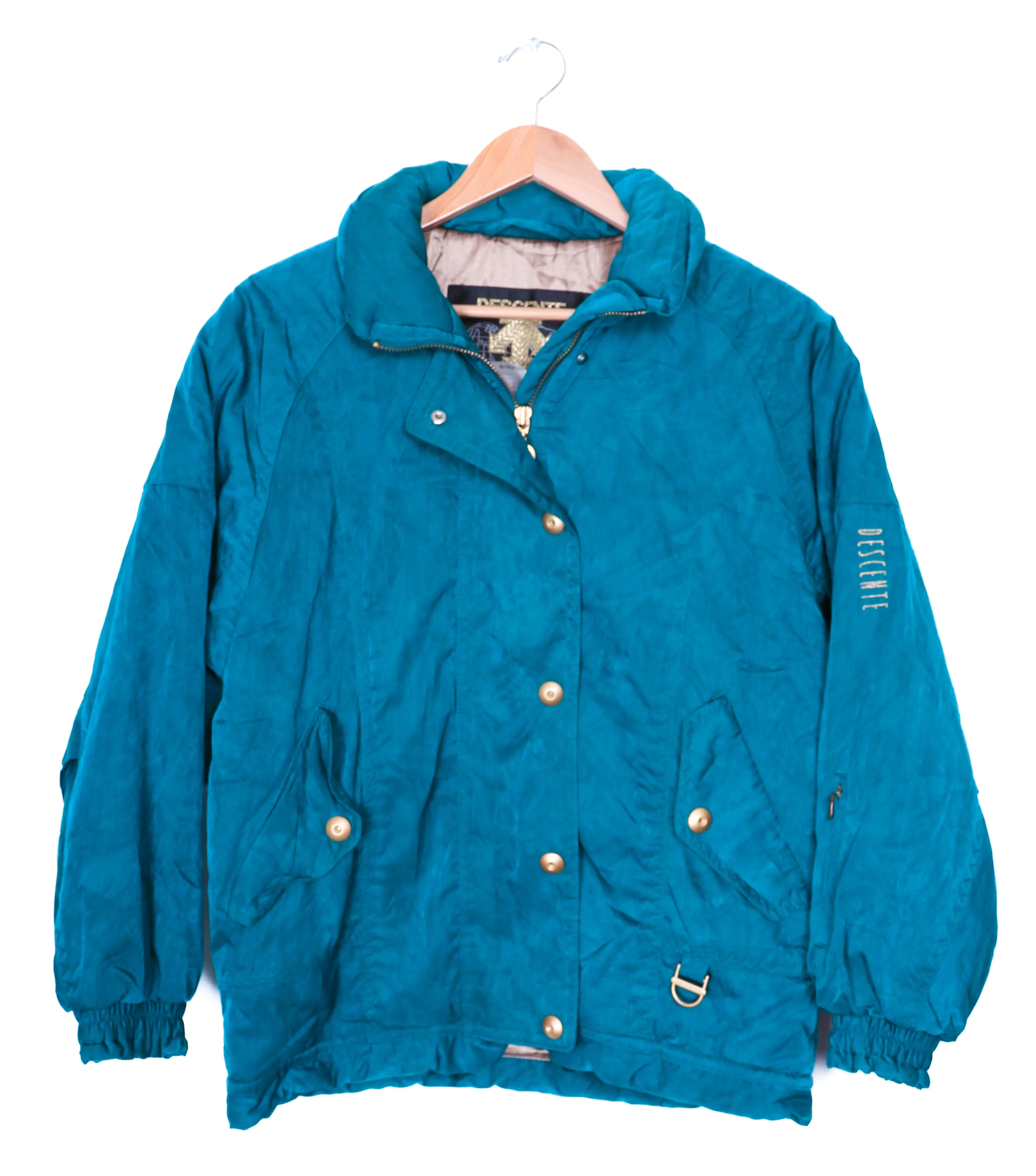 90s Descente Teal Puffer Jacket