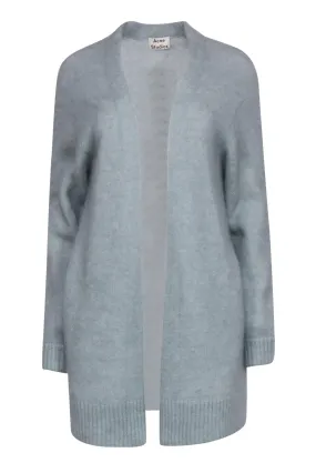 Acne Studios - Powder Blue Fuzzy Open Longline Cardigan Sz XS