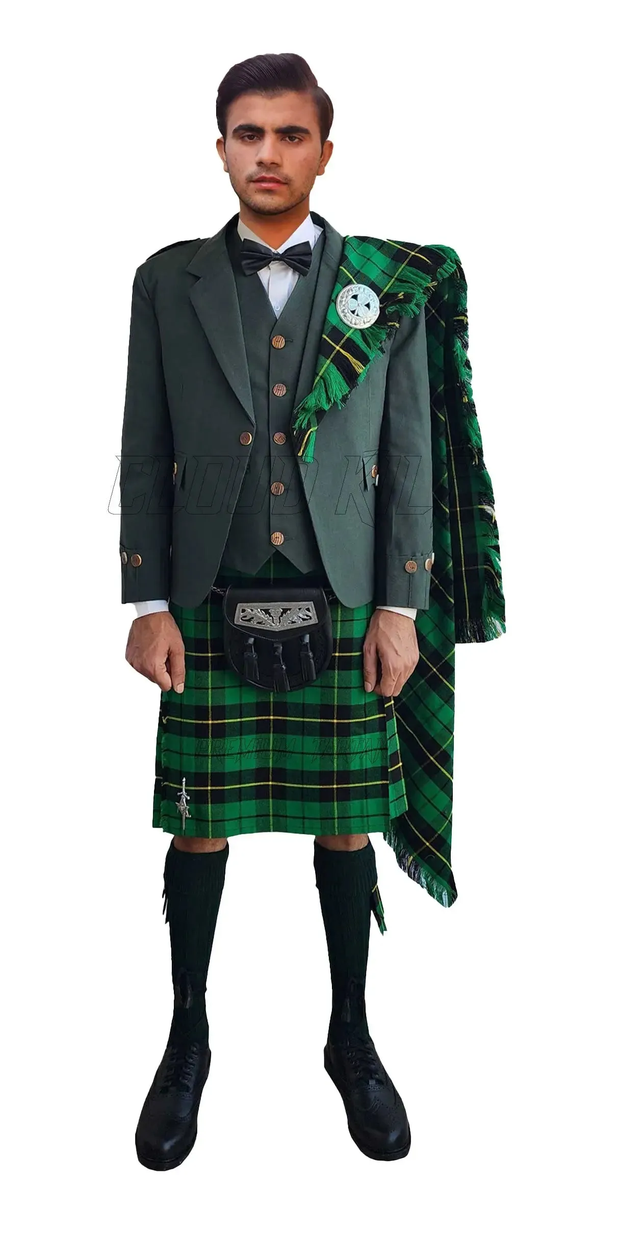 Agyll Kilt Outfit With Wallace Hunting Tartan