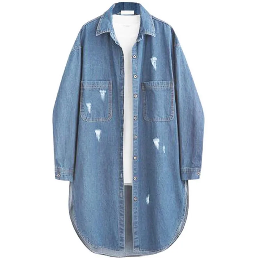 Alice Ripped Denim Shirt