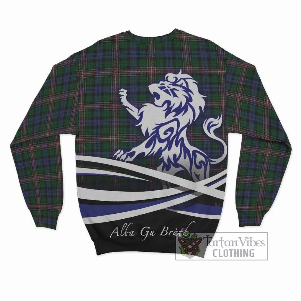 Allison Tartan Sweatshirt with Alba Gu Brath Regal Lion Emblem