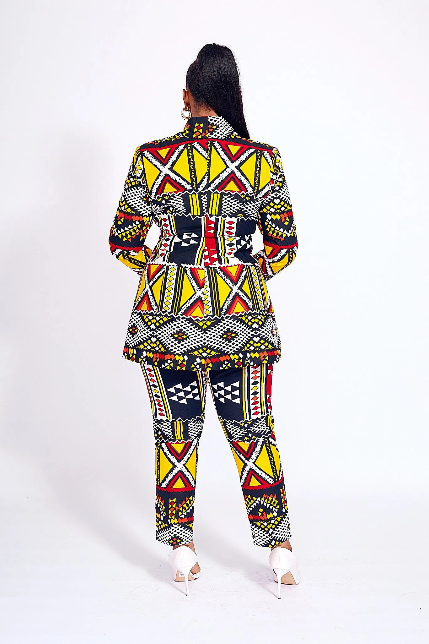 AMAKA AFRICAN PRINT BLAZER