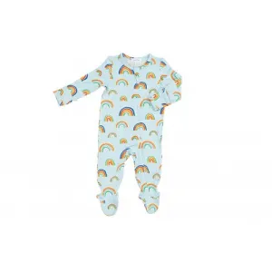 Angeldear romper blue rainbows 12-18m