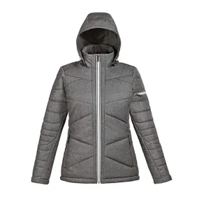 Ash City - North End Sport Blue Ladies Avant Tech Melange Insulated Jacket with Heat Reflect Technology