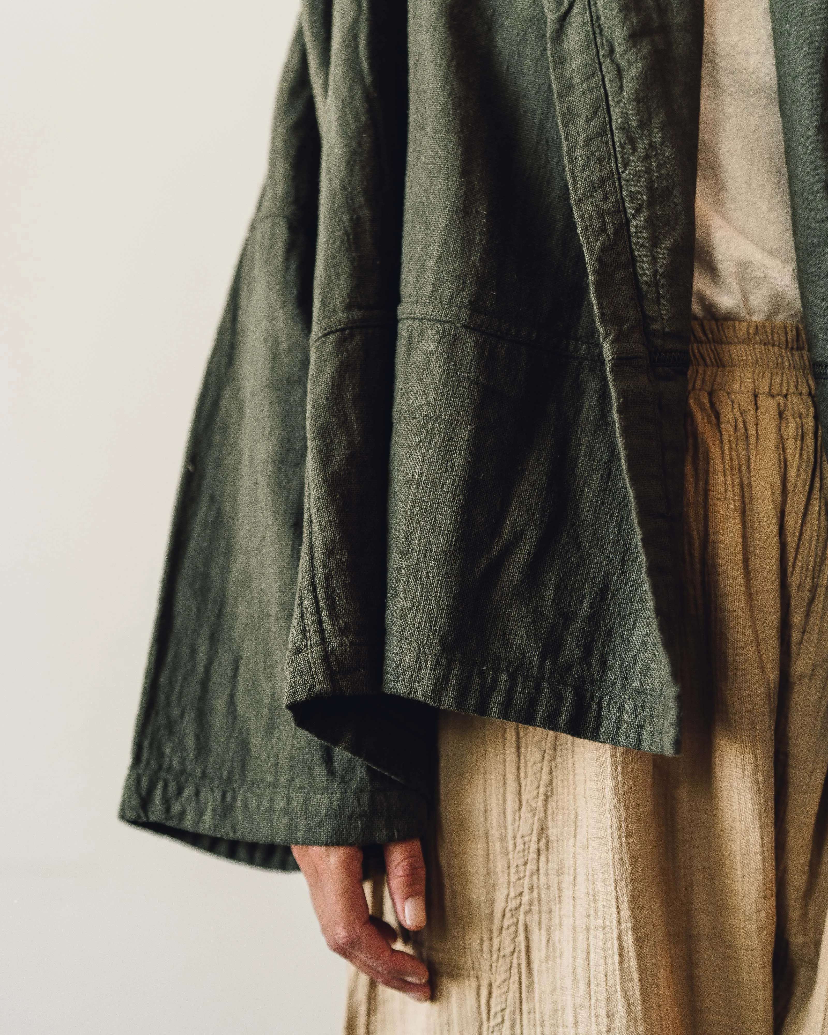 Atelier Delphine Kimono Jacket, Hunter Green