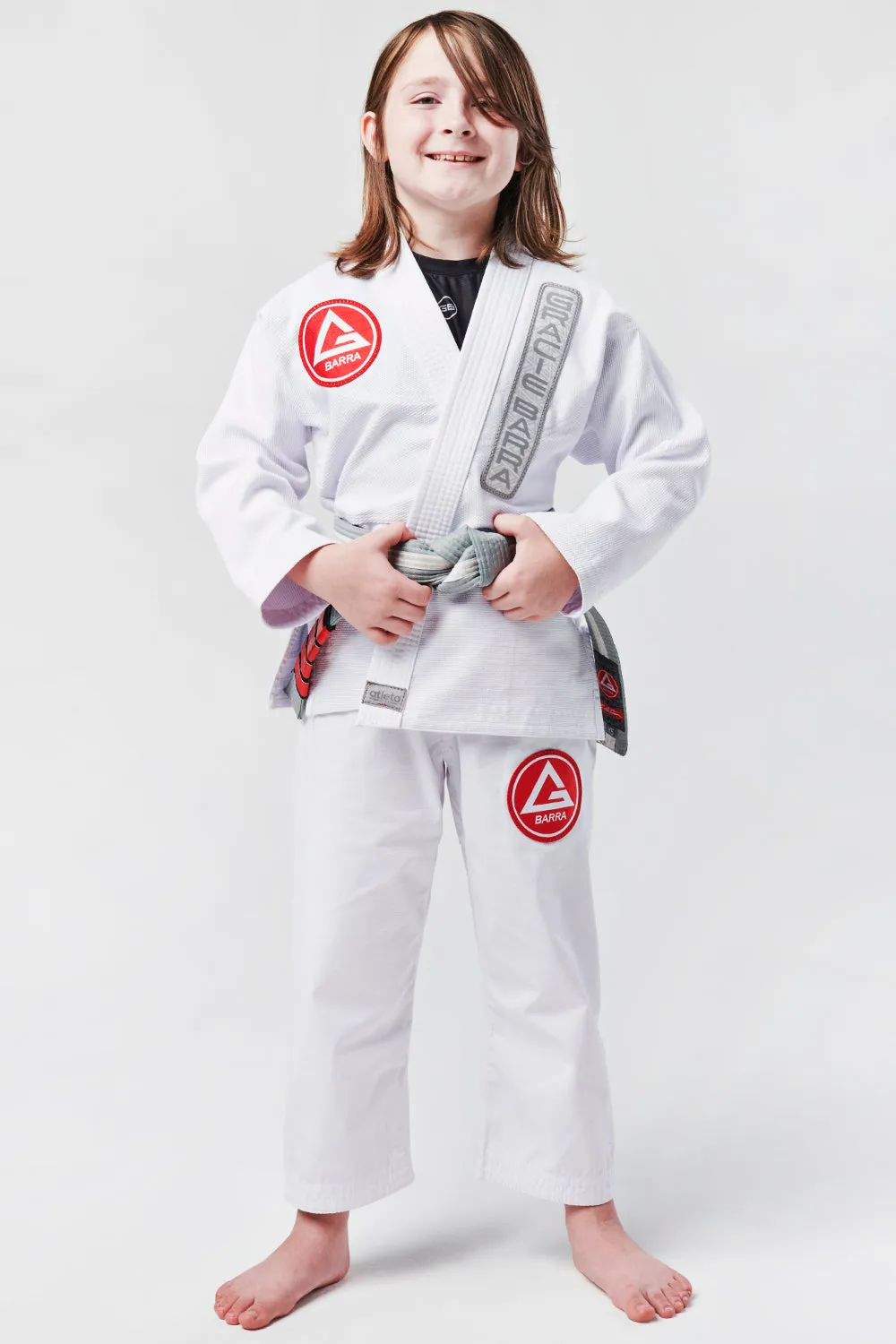 AtletaGB V3 Youth Kimono - White