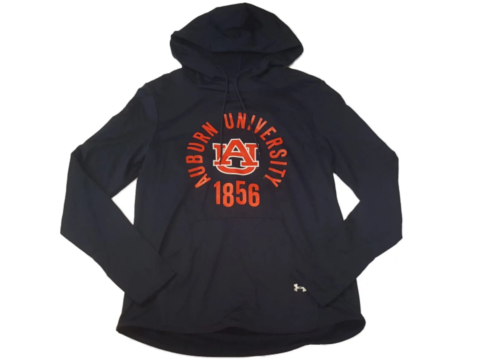 Auburn Tigers Under Armour Coldgear WOMENS Navy Pullover Hoodie Sweatshirt (S)