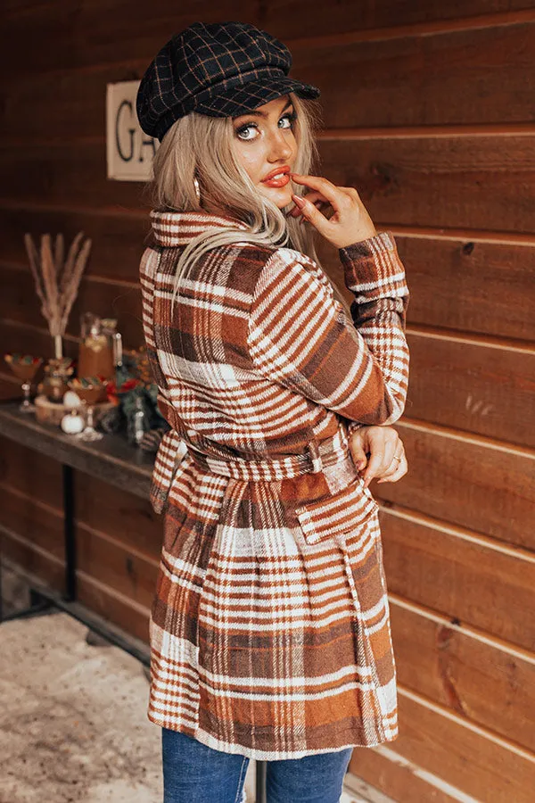 Autumn Court Plaid Coat