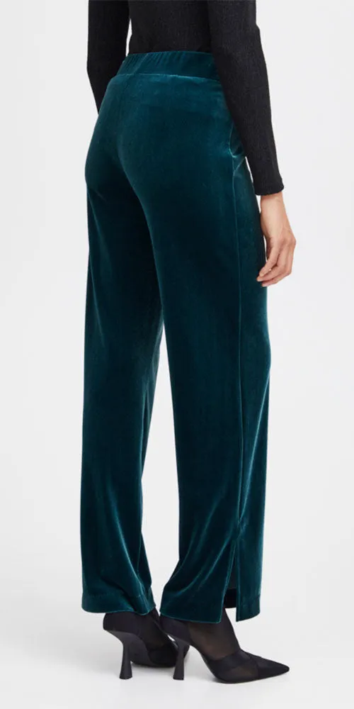 B. Young Velvet Pants, teal