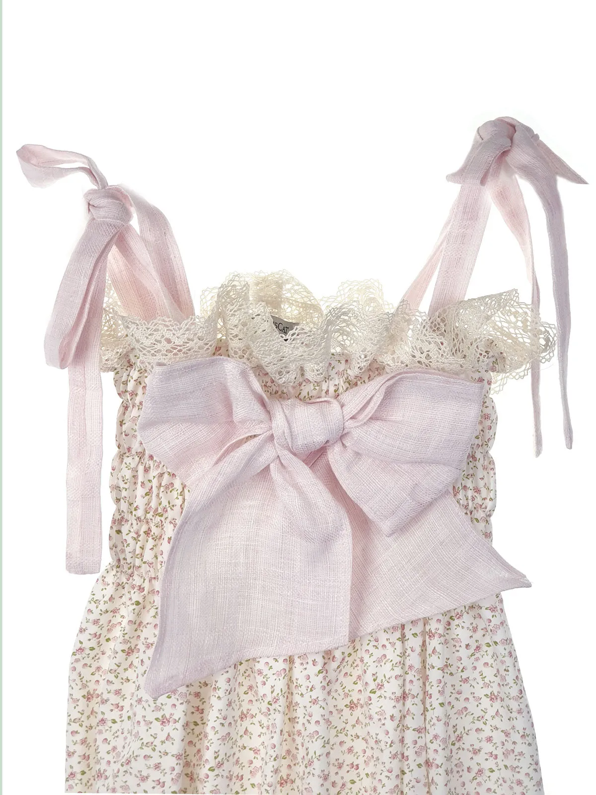 Baby Girl's floral cotton overall - MARLENA