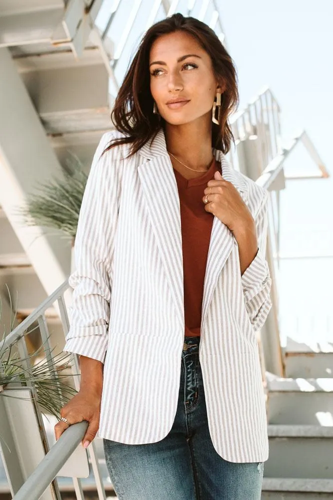 Belen Striped Blazer