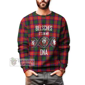 Belsches Tartan Sweatshirt with Family Crest DNA In Me Style