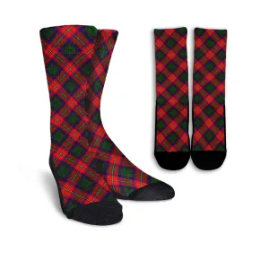 Belshes Tartan Crew Socks Cross Tartan Style