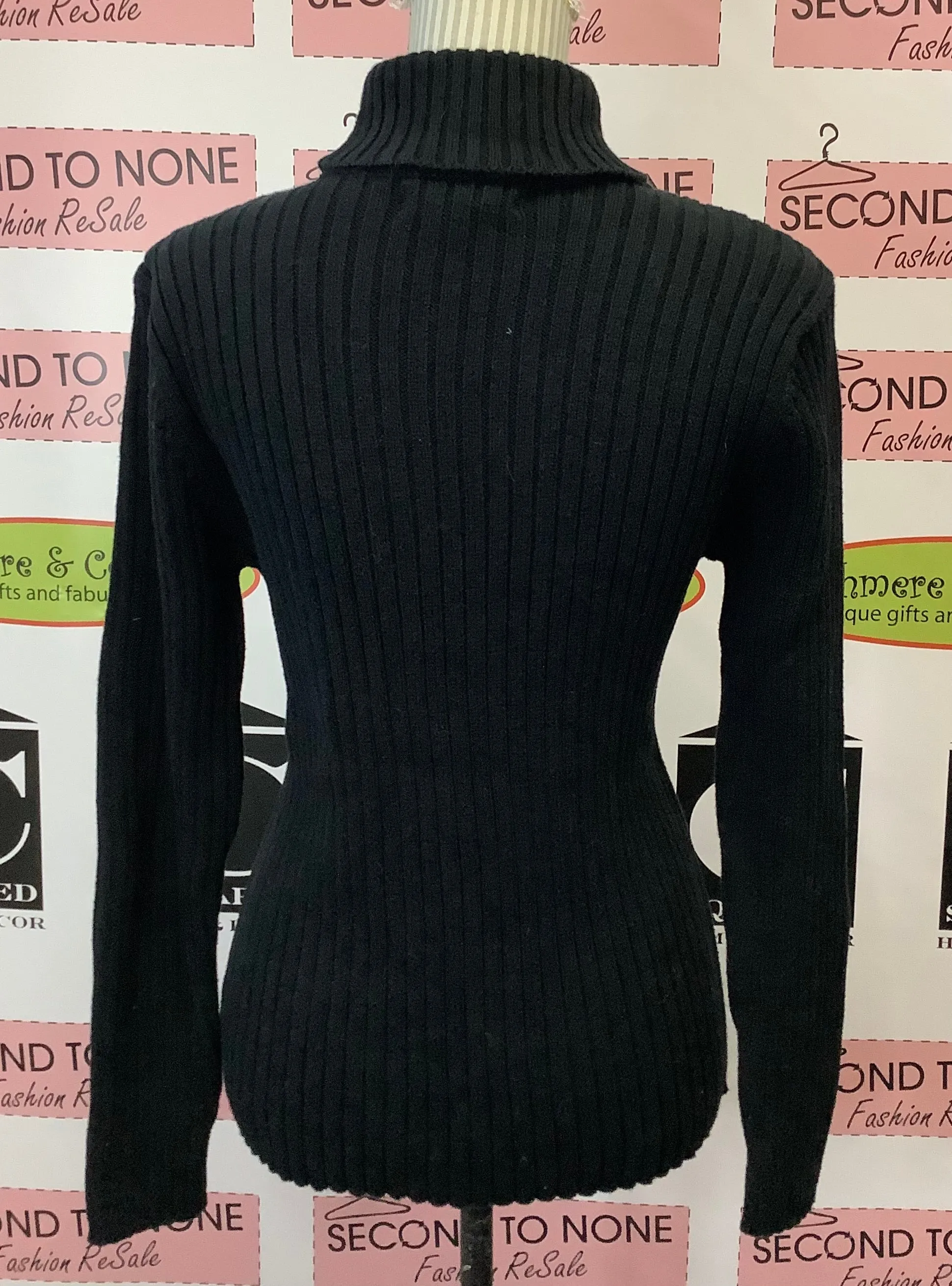 Black Knit Turtleneck (Size L)