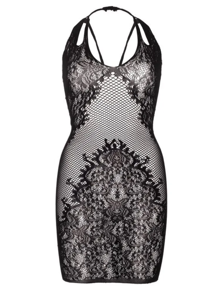 Black Net Sweet Sensation Bodycon Dress