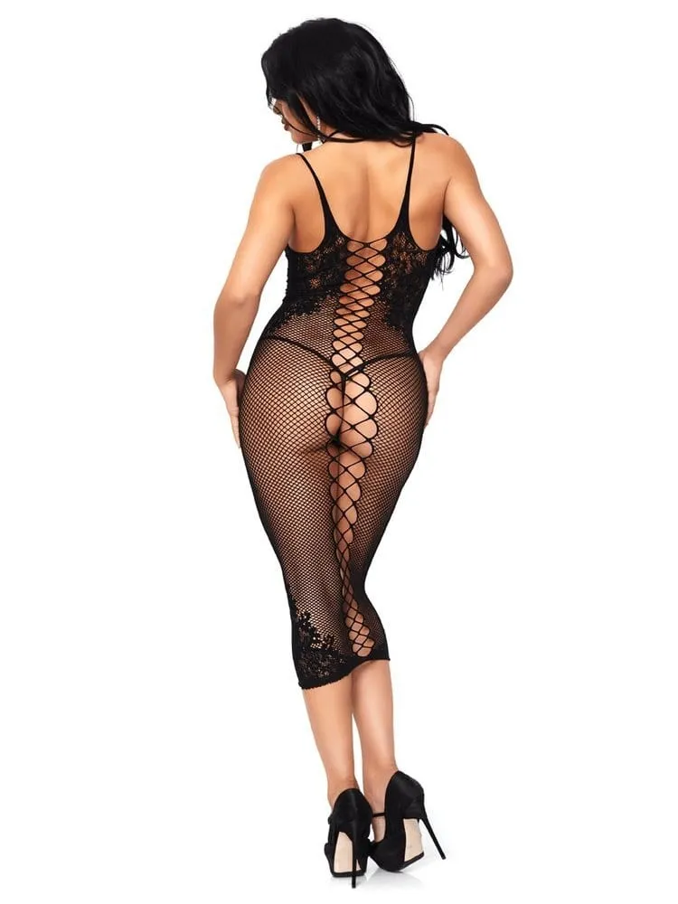 Black Net Sweet Sensation Bodycon Dress