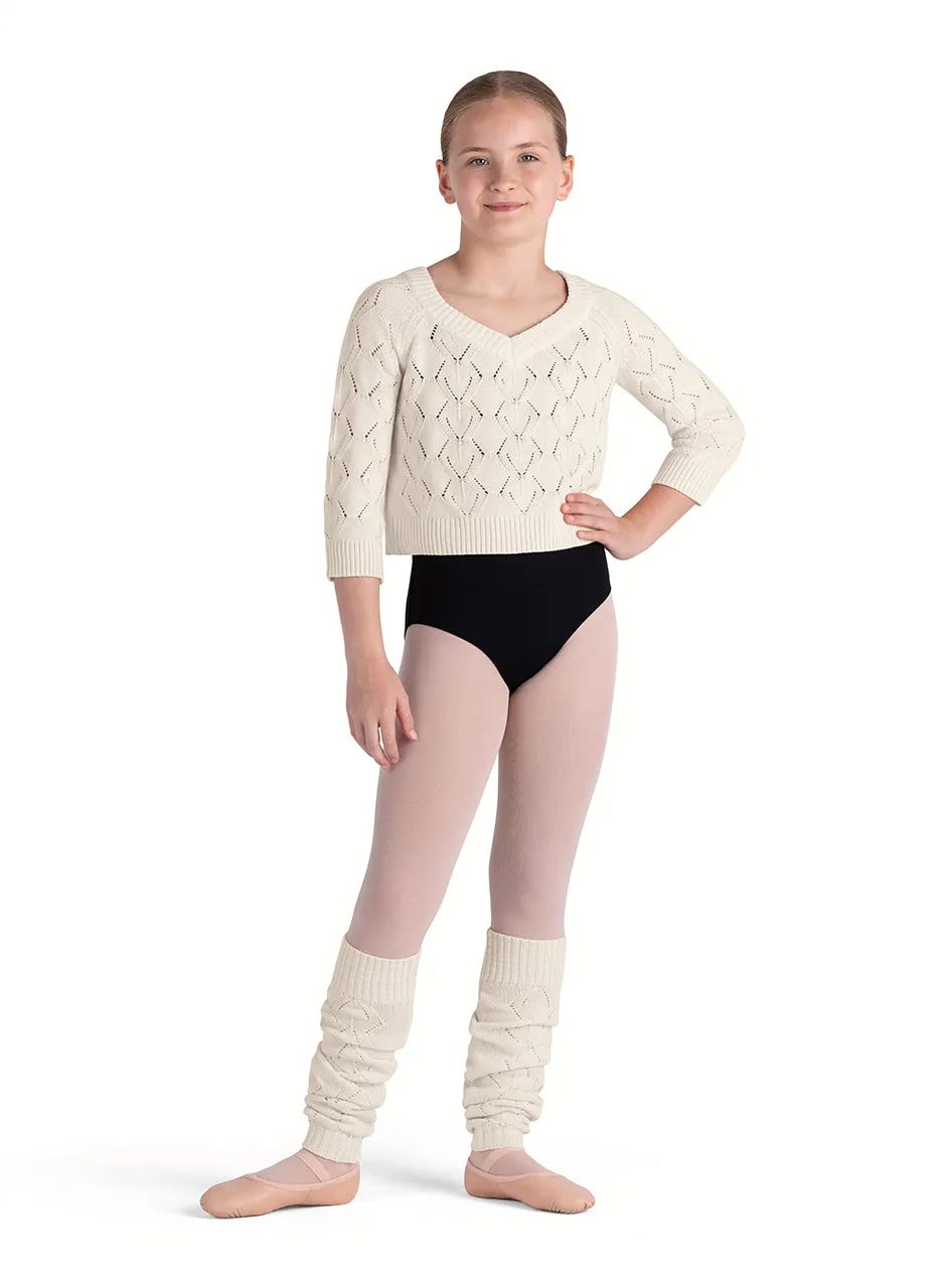 Bloch Children's Cropped Knit Sweater