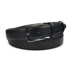 Bogart Navy Burnished Dadino Stainless Steel Belt