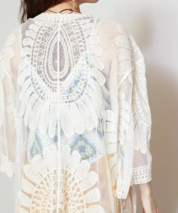 Bohemian Sheer Kimono Cardigan