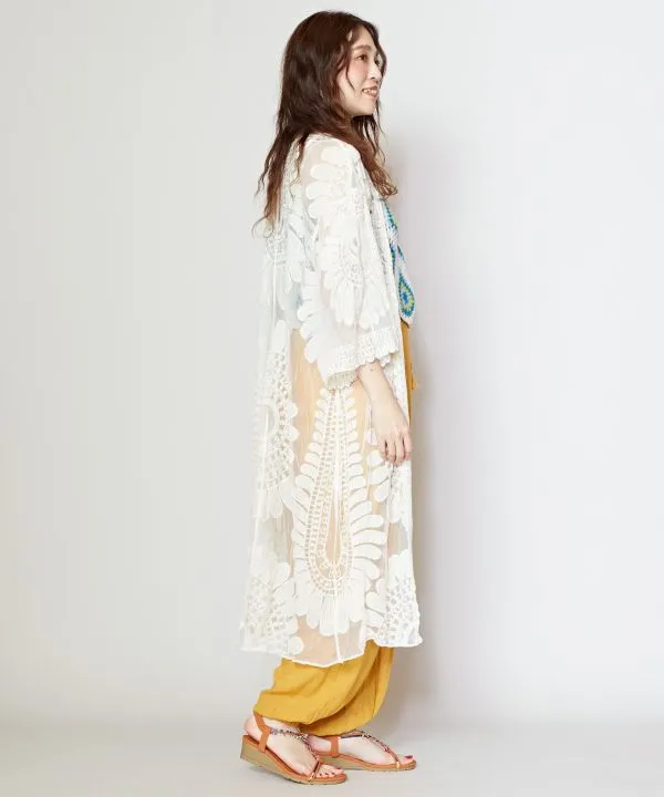 Bohemian Sheer Kimono Cardigan