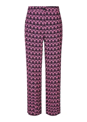 BorysMD print pants - Graphic Heart Cosmos Pink