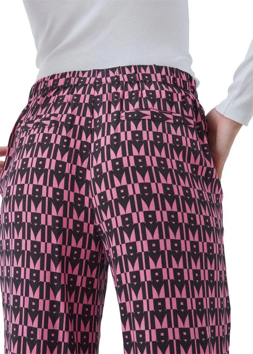 BorysMD print pants - Graphic Heart Cosmos Pink