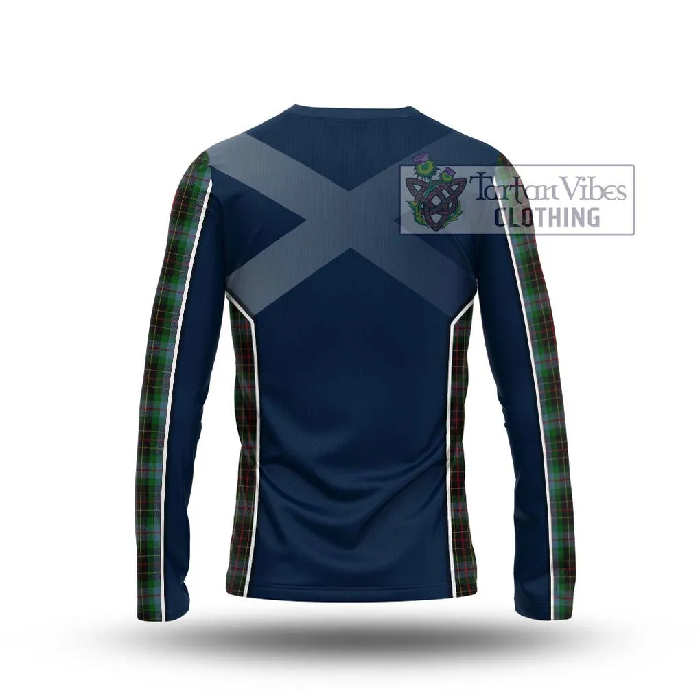 Brodie Hunting Tartan Long Sleeve T-Shirt with Family Crest and Lion Rampant Vibes Sport Style