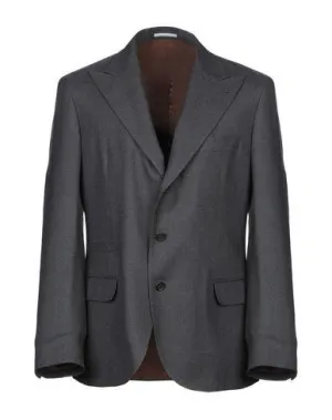 Brunello Cucinelli Man Blazer Steel grey 38 suit