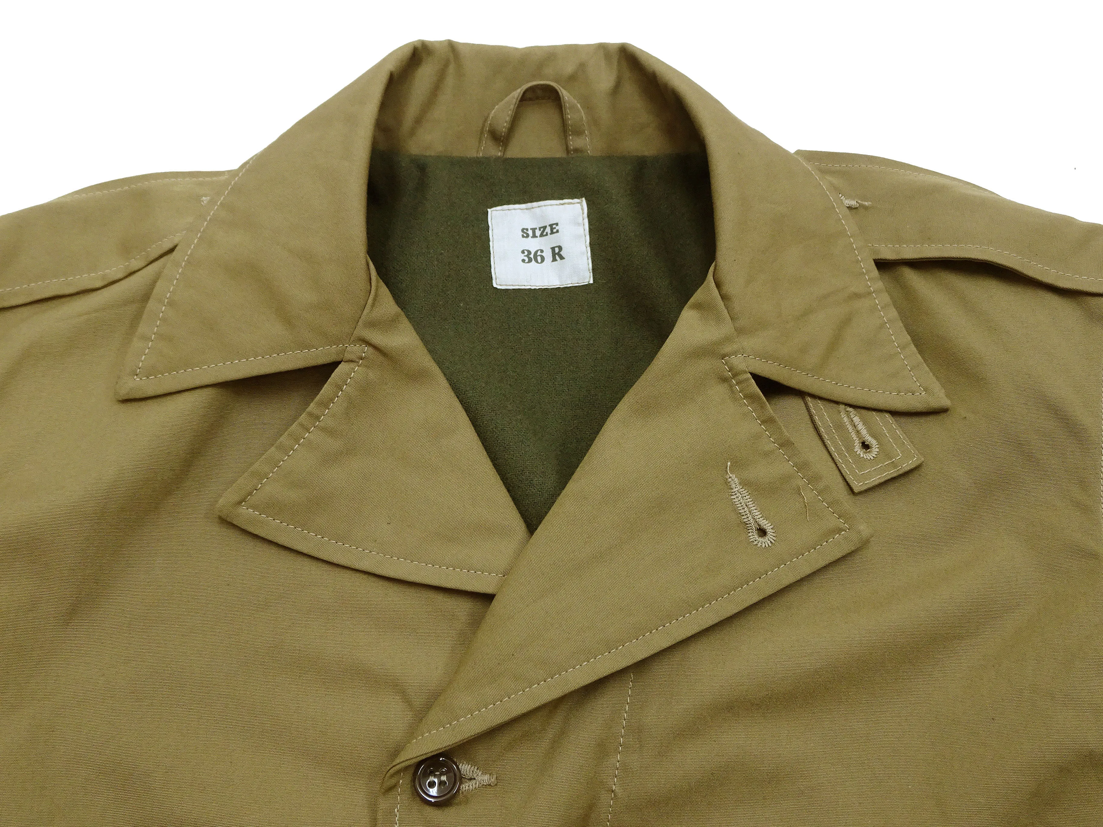 Buzz Rickson Jacket Men's Reproduction WWII US Army M-41 Field Jacket BR15332 Olive Drab