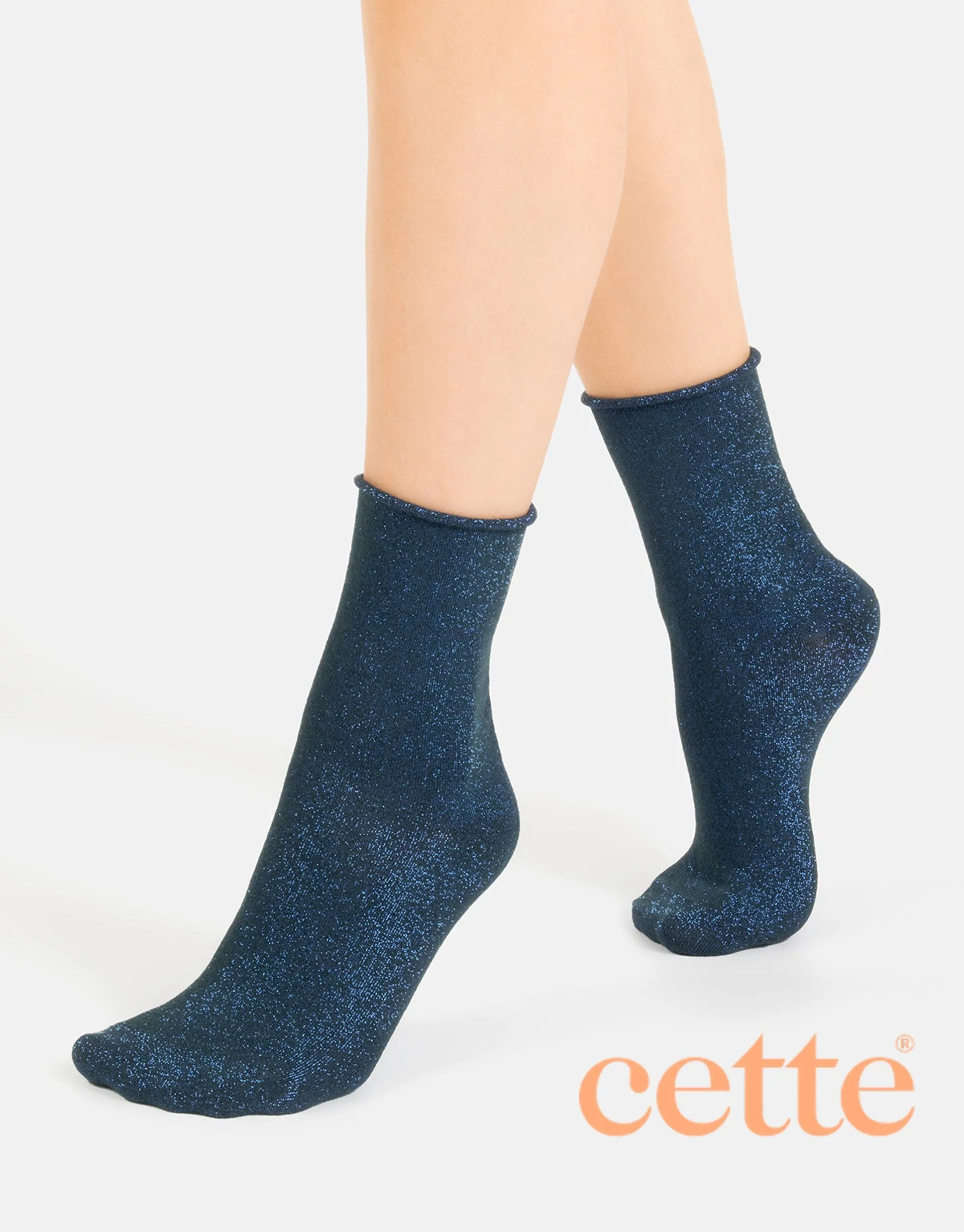 Cette Cosy Glitter Loose Top Sock Jeans 277-174