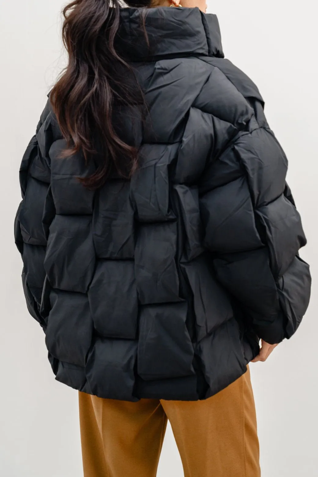 CHAIN QUILT PUFFER JACKET