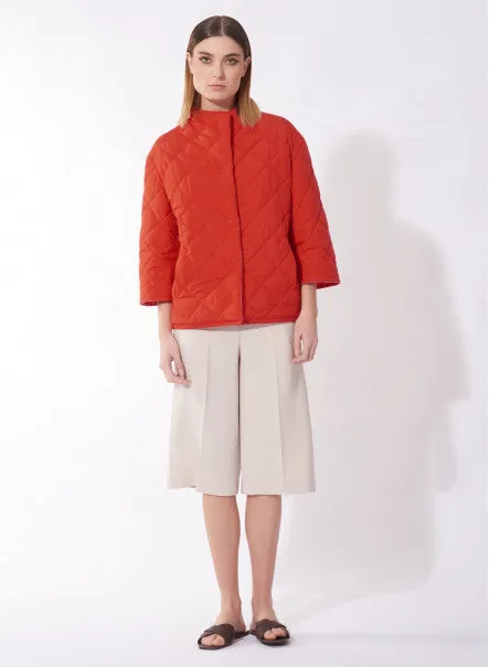 Cinzia Rocca Padded Coral Colour Kimono Style Jacket